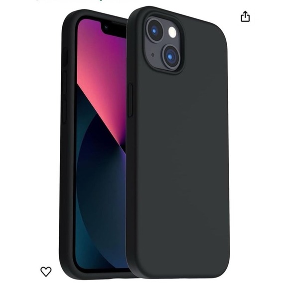 ORNARTO Shockproof Liquid Silicone Designed for iPhone 13 Case Gel Rubber Anti-S - Picture 1 of 9